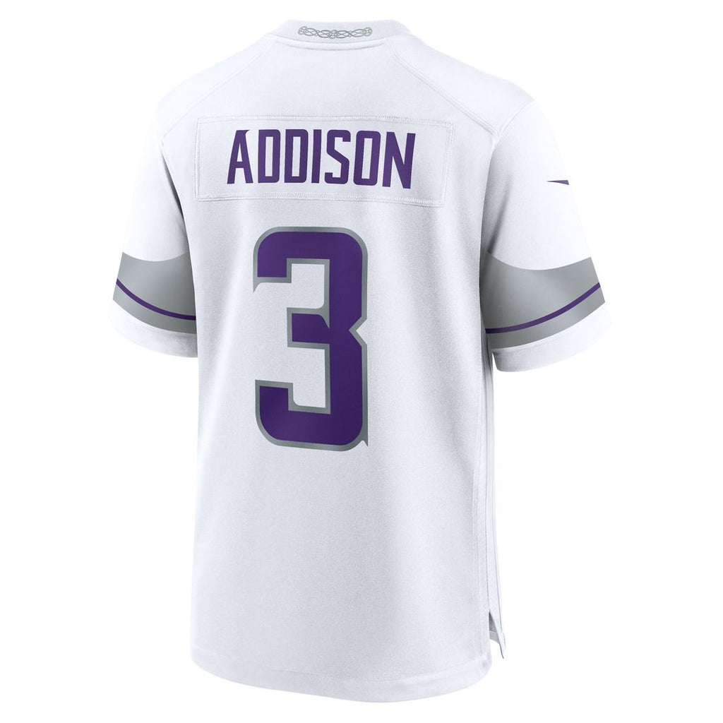 Jordan Addison Minnesota Vikings Nike  Game Official Jersey - Purple