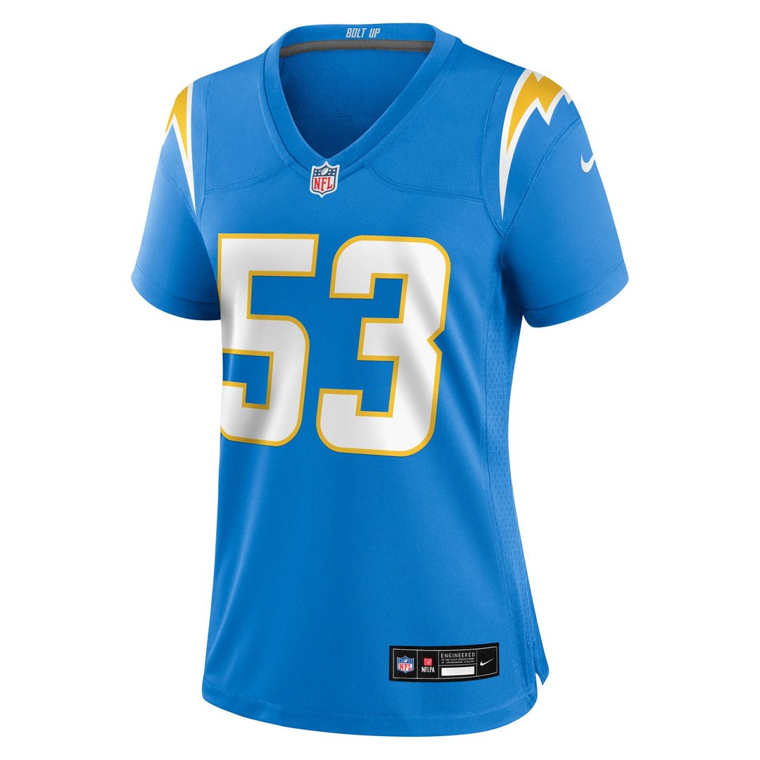 Del'Shawn Phillips Los Angeles Chargers Nike Women's Team Game Official Jersey -  Powder Blue