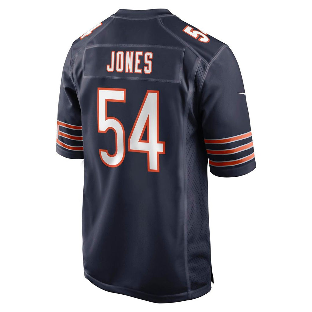Logan Jones Chicago Bears Nike Team Game Official Jersey - Navy