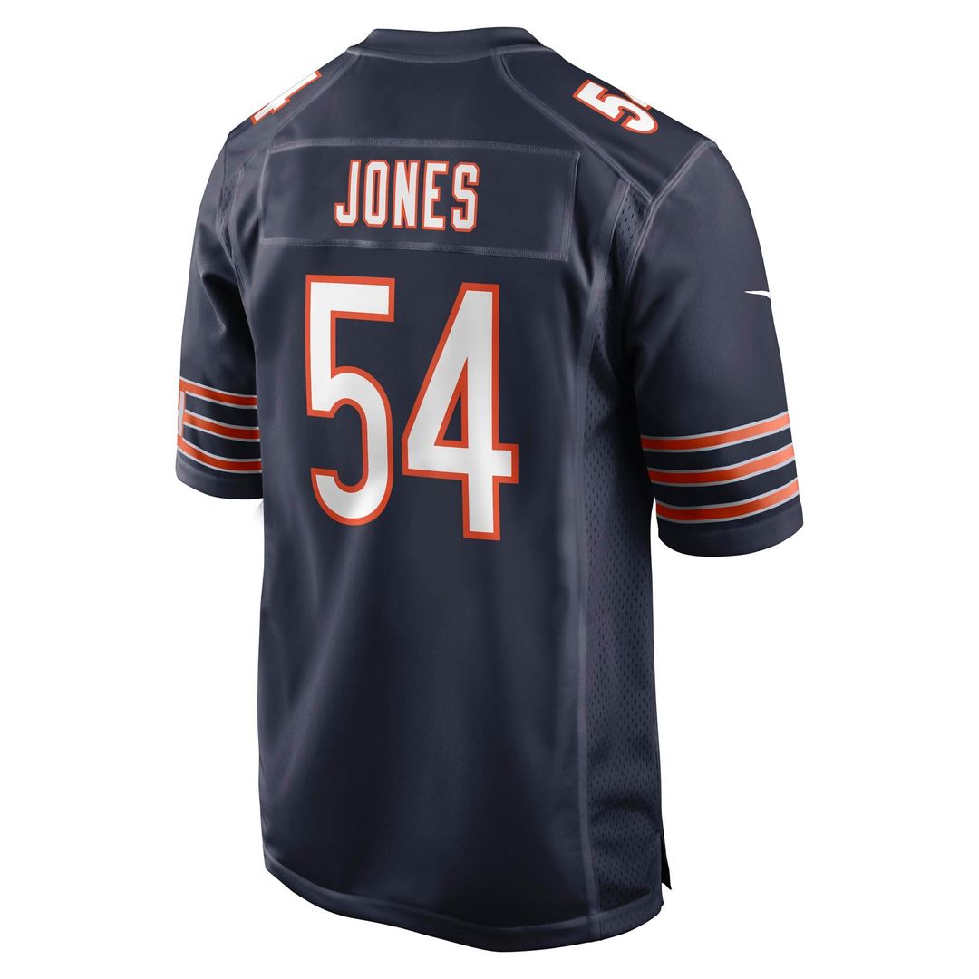 Logan Jones Chicago Bears Nike Team Game Official Jersey - Navy