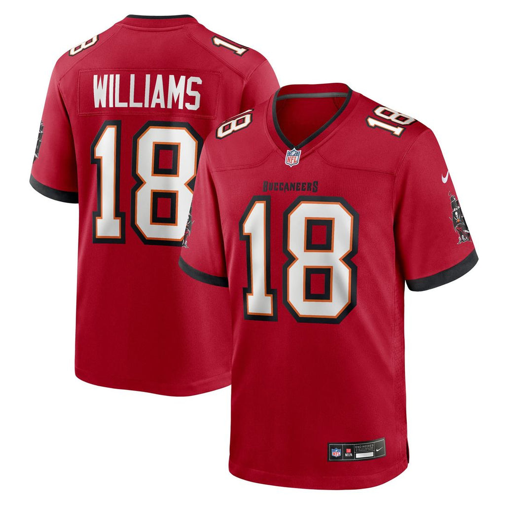 Josh Williams Tampa Bay Buccaneers Nike Team Game Official Jersey -  Red