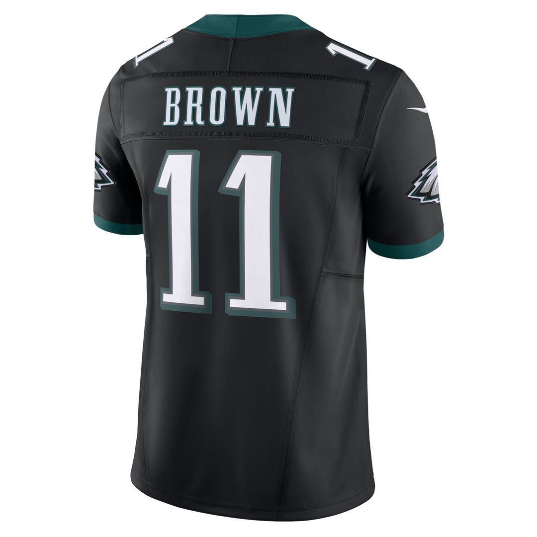 A.J. Brown Philadelphia Eagles Nike Alternate Vapor F.U.S.E. Limited Official Jersey - Black