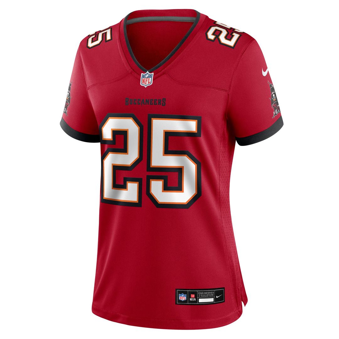 Jacob Parrish Tampa Bay Buccaneers Nike Women's Team Game Official Jersey -  Red