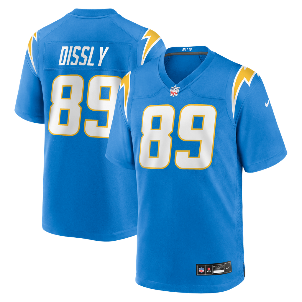 Will Dissly Los Angeles Chargers Nike Team Game Jersey - Powder Blue