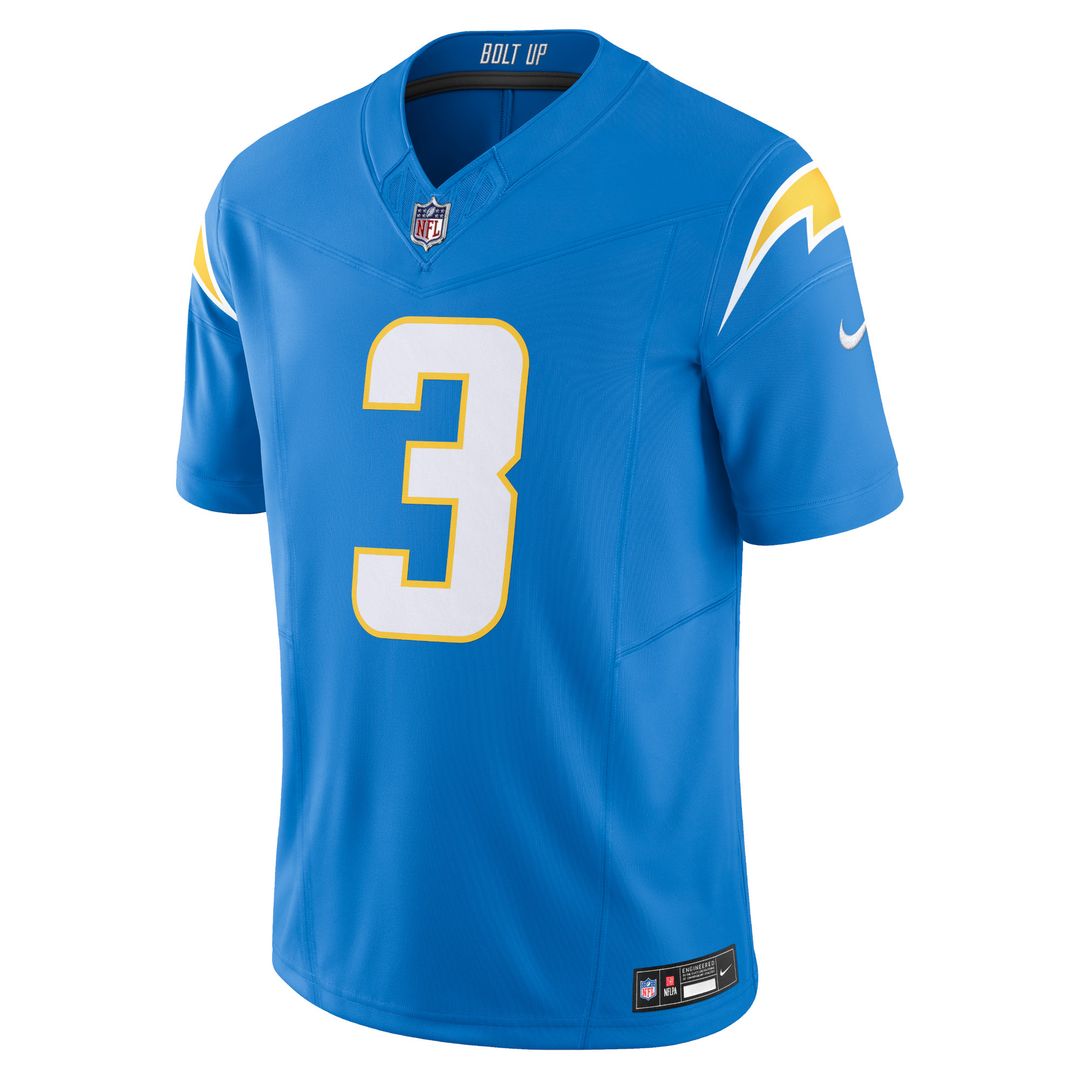 Derwin James Jr. Los Angeles Chargers Nike Alternate Charger Power Vapor F.U.S.E. Limited Official Jersey - Gold