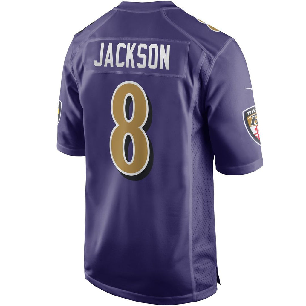 Lamar Jackson Baltimore Ravens Nike Alternate Game Official Jersey - Purple