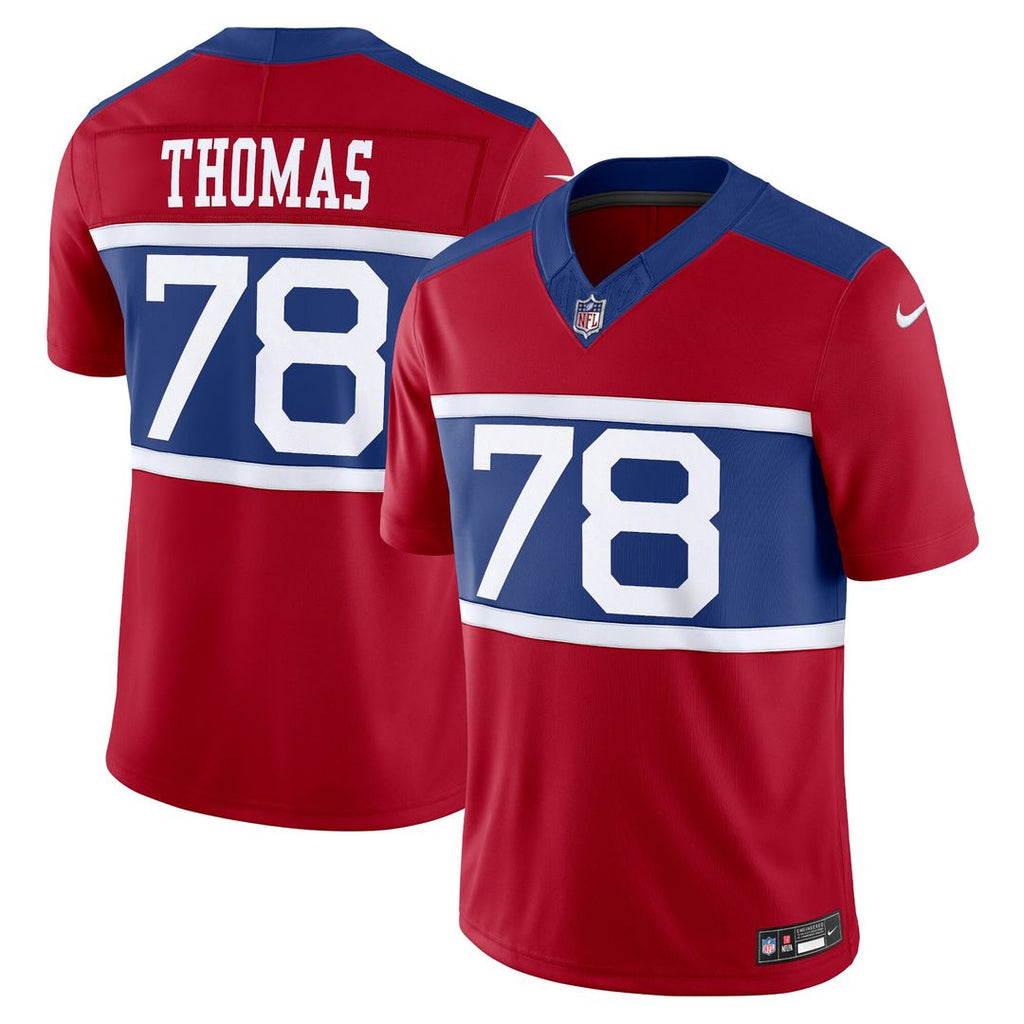 Andrew Thomas New York Giants Nike Alternate Vapor F.U.S.E. Limited Official Jersey - Century Red