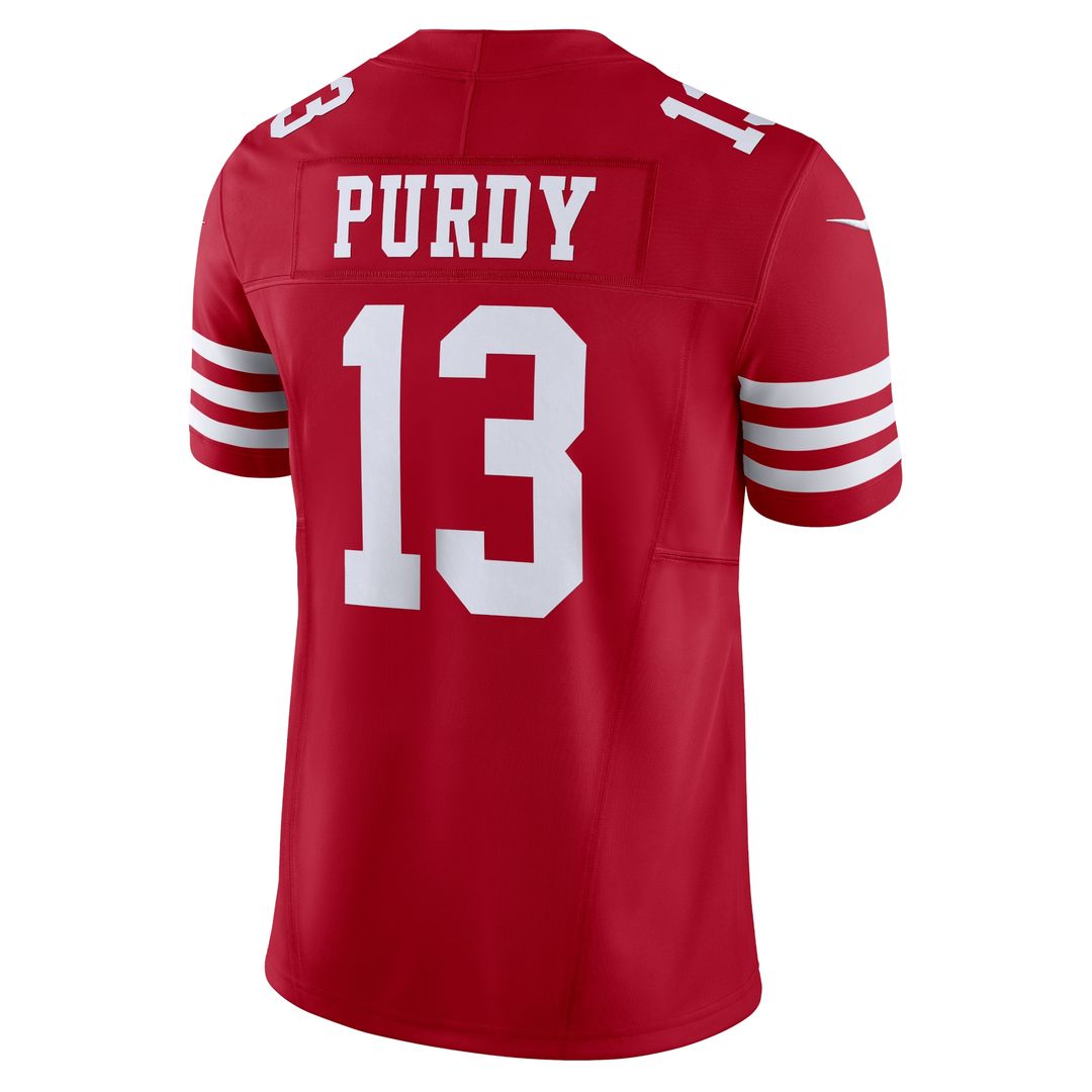 Brock Purdy San Francisco 49ers Nike Vapor F.U.S.E. Limited Official Jersey - Scarlet