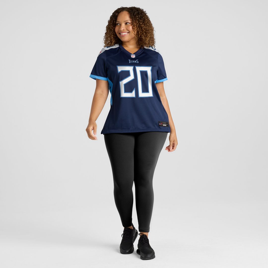 Tony Pollard Tennessee Titans Nike Women's Game Player Official Jersey - Navy