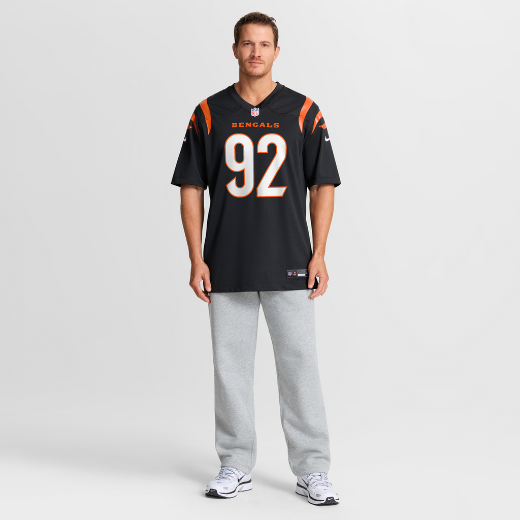 B.J. Hill Cincinnati Bengals Nike Game Official Jersey - Black