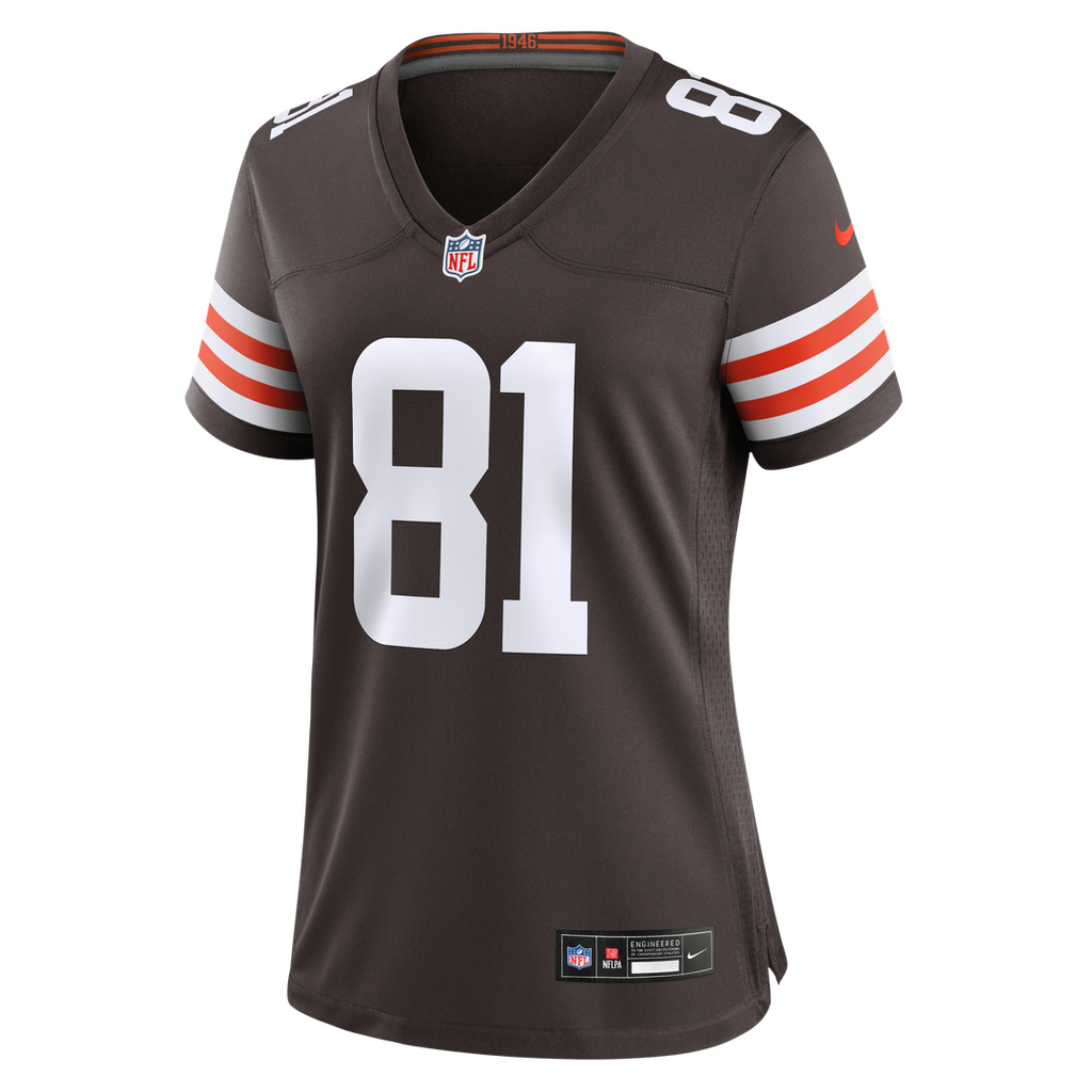 Luke Floriea Cleveland Browns Nike Women's Team Game Official Jersey -  Brown