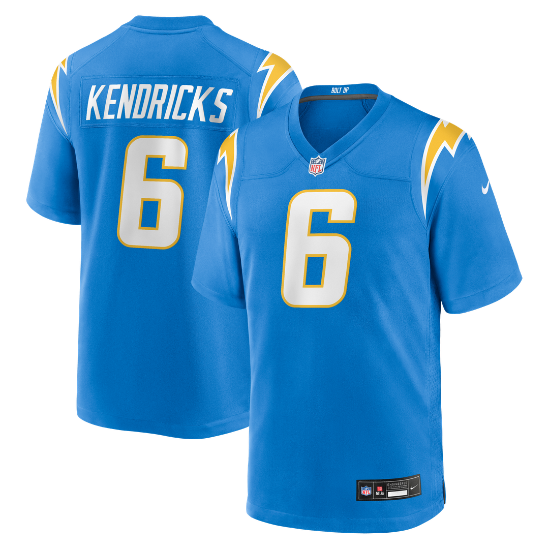Eric Kendricks Los Angeles Chargers Nike Game Player Official Jersey - Powder Blue
