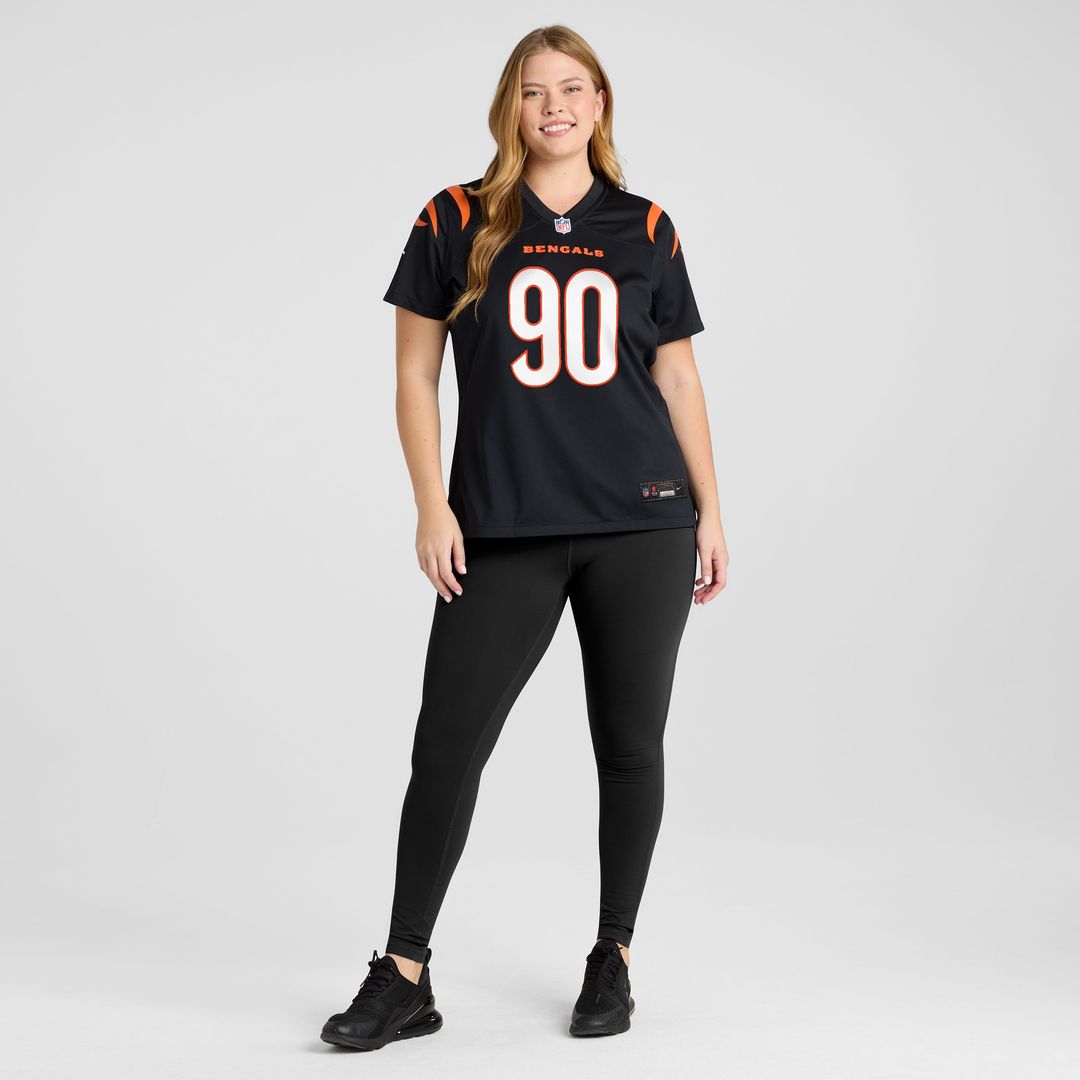 Kris Jenkins Jr. Cincinnati Bengals Nike Women's Game Jersey - Black