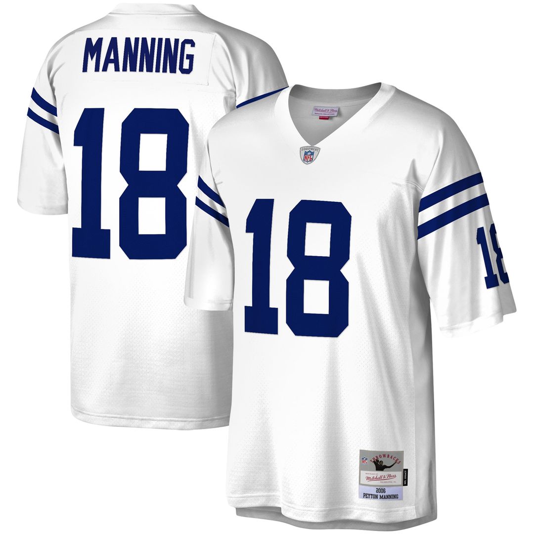Peyton Manning Indianapolis Colts Mitchell & Ness Legacy Replica Official Jersey - Royal