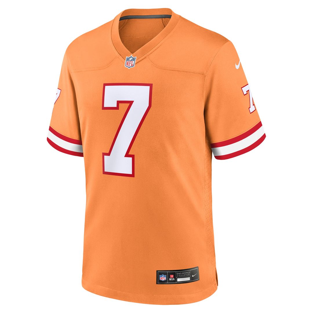 Bucky Irving Tampa Bay Buccaneers Nike Alternate Game Jersey - Pewter