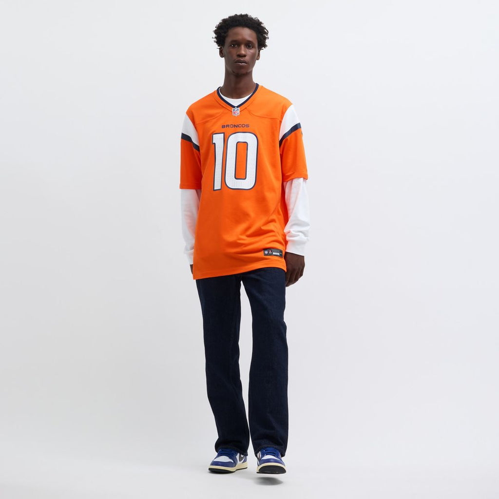Bo Nix Denver Broncos Nike Alternate Game Jersey - Navy