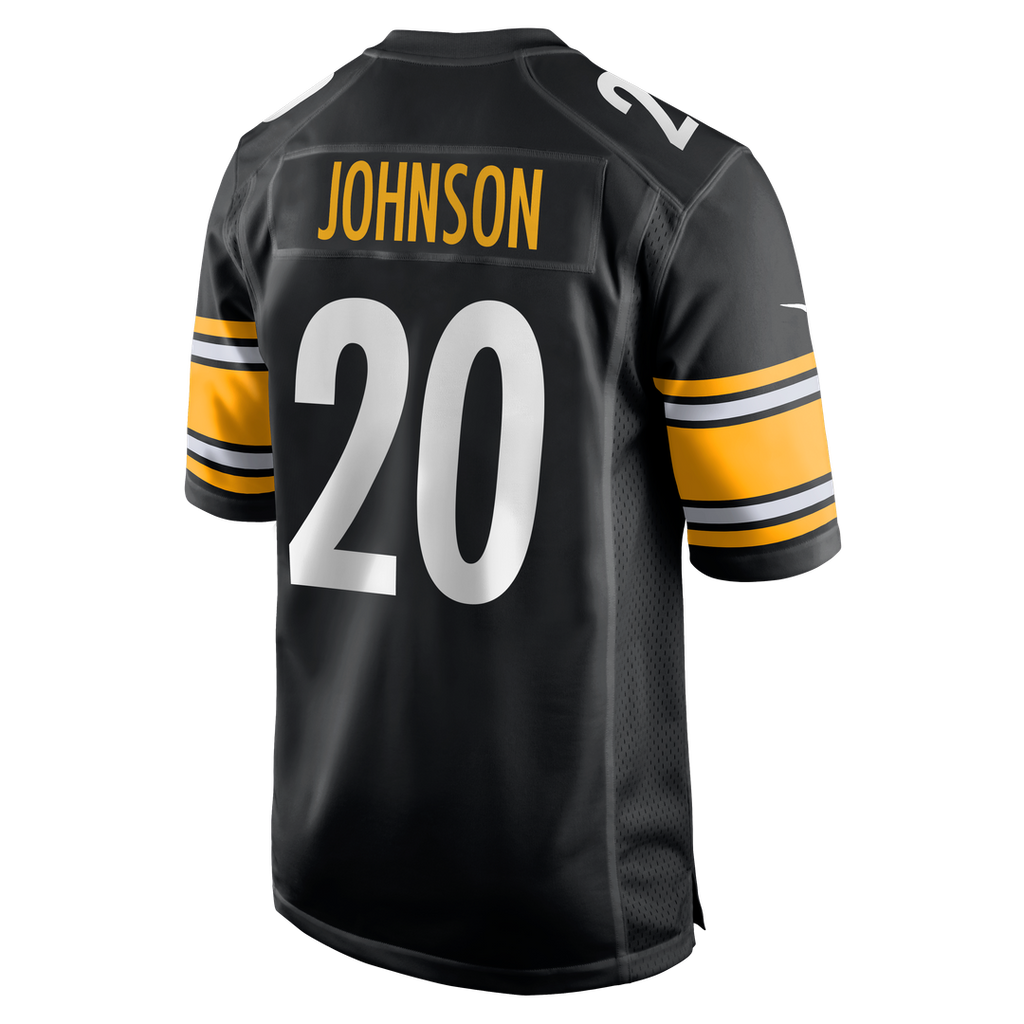 Kaleb Johnson Pittsburgh Steelers Nike Team Game Jersey - Black