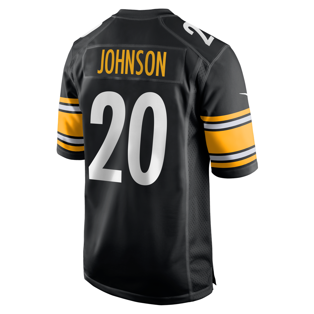 Kaleb Johnson Pittsburgh Steelers Nike Team Game Jersey - Black