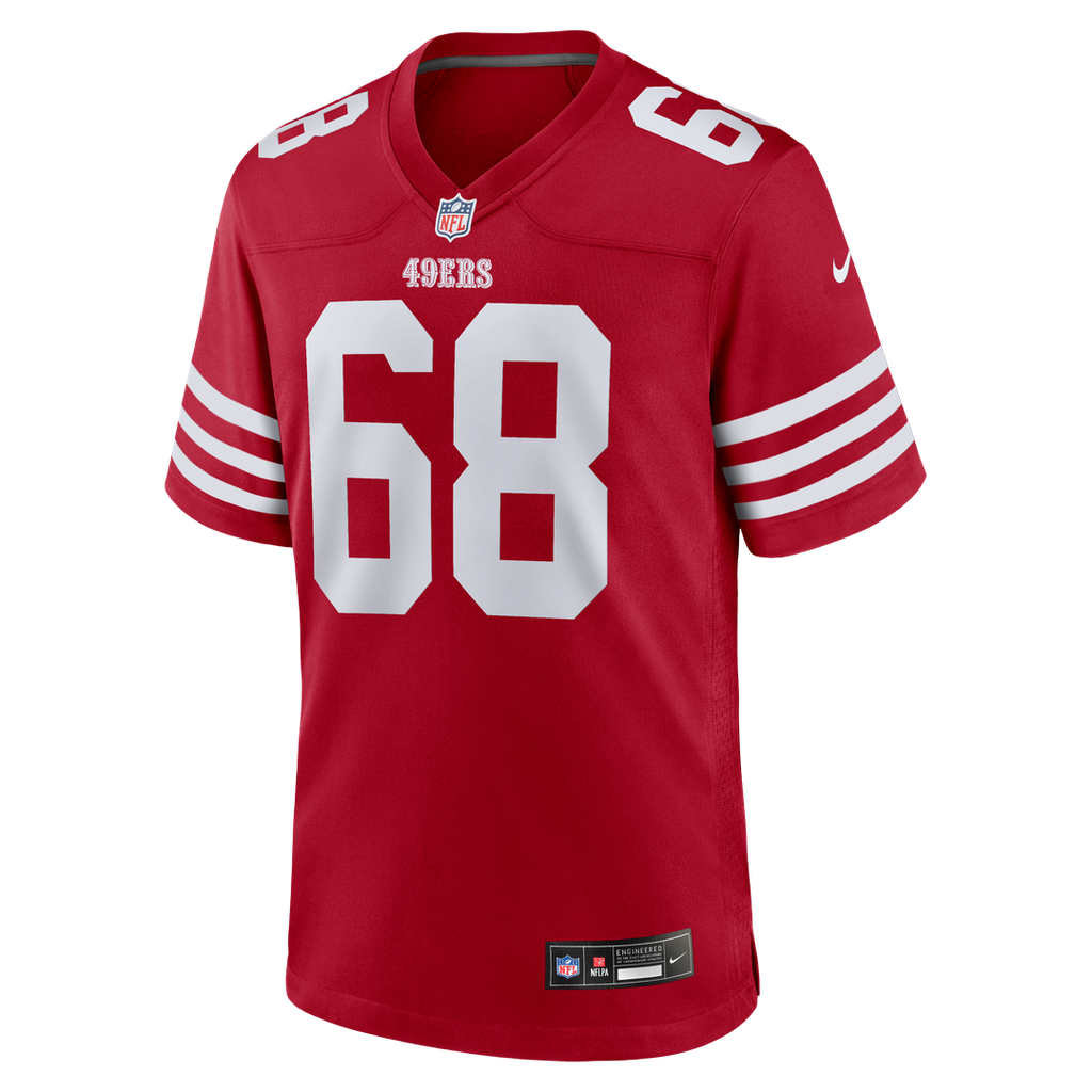 Colton McKivitz San Francisco 49ers Nike  Game Official Jersey -  Scarlet