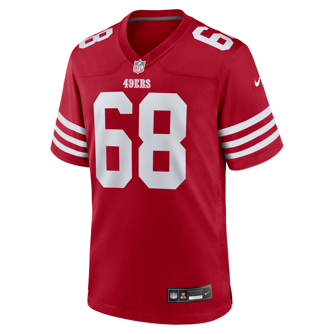 Colton McKivitz San Francisco 49ers Nike  Game Official Jersey -  Scarlet