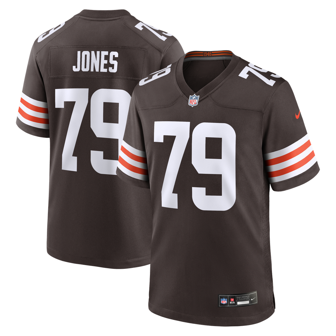 Dawand Jones Cleveland Browns Nike Team Game Jersey - Brown
