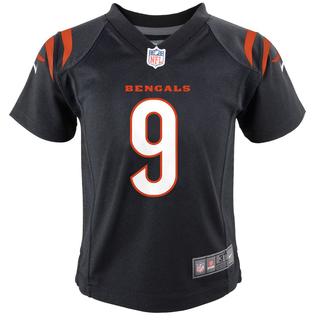 Joe Burrow Cincinnati Bengals Nike Preschool Game Official Jersey - Black