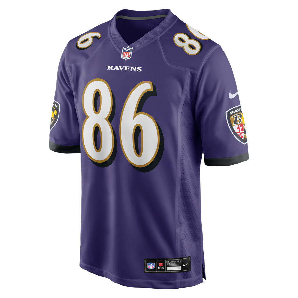 Cornelius Johnson Baltimore Ravens Nike Team Game Official Jersey -  Purple