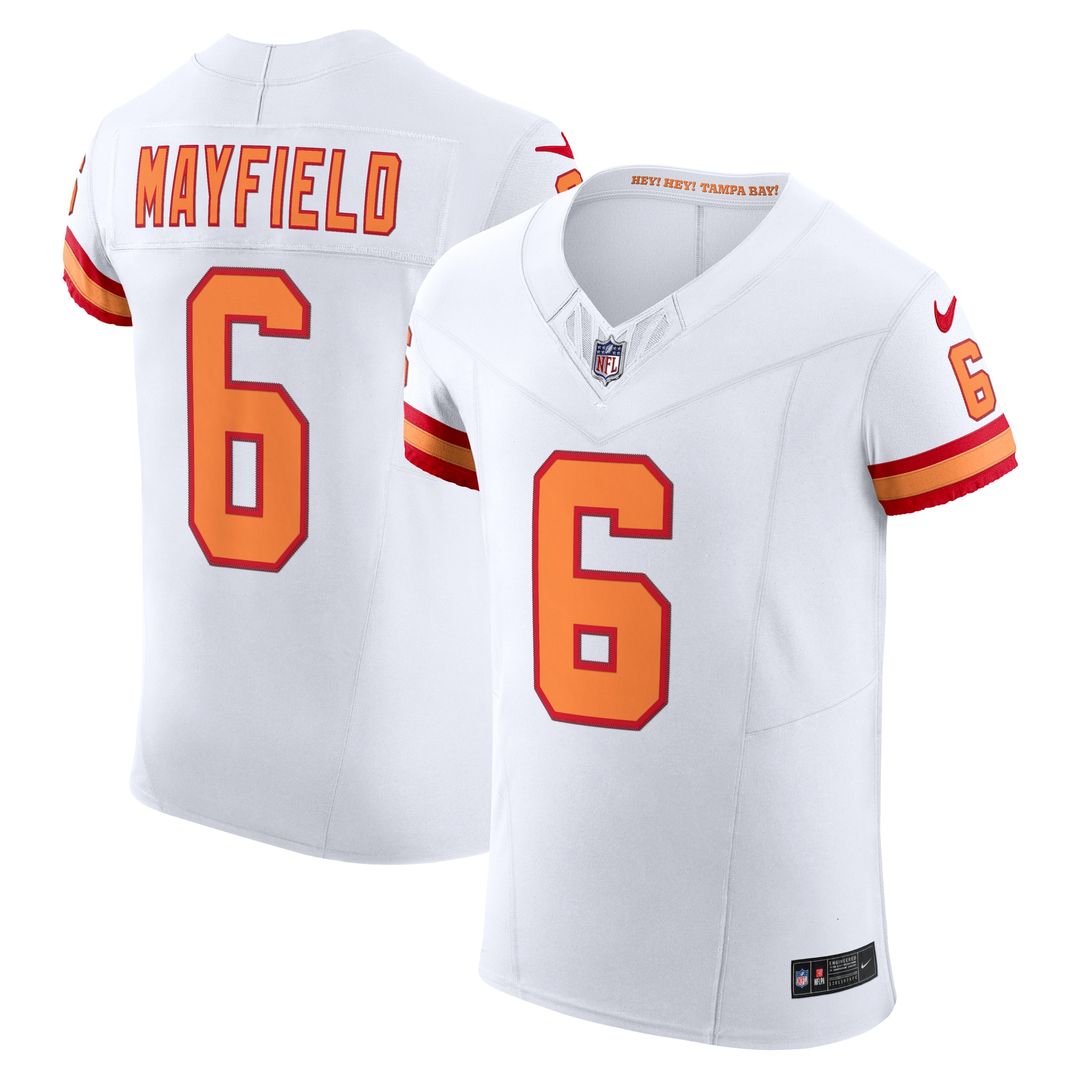 Baker Mayfield Tampa Bay Buccaneers Nike The '76 Jersey Vapor F.U.S.E. Elite Jersey - White
