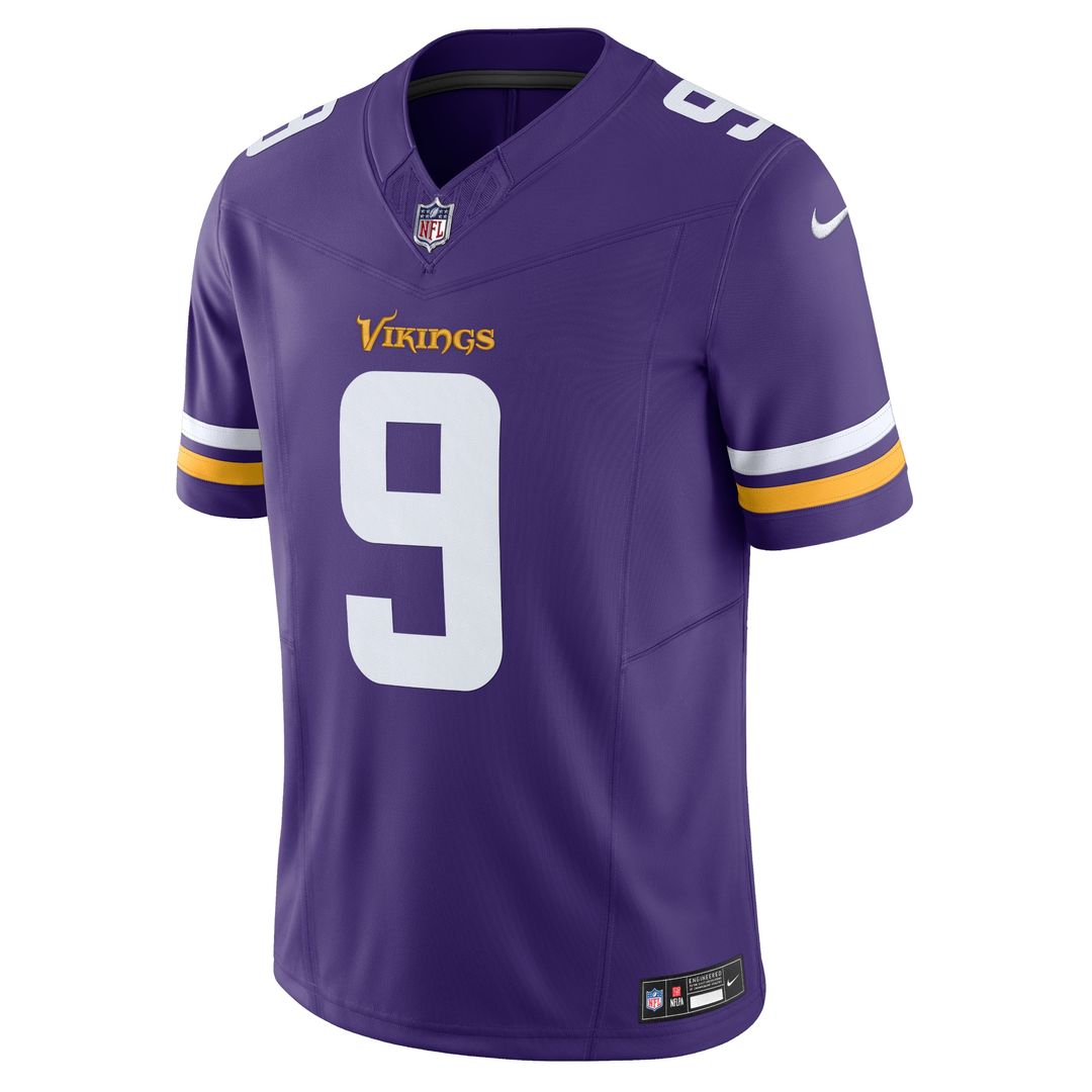 J.J. McCarthy Minnesota Vikings Nike Vapor F.U.S.E. Limited Official Jersey - Purple