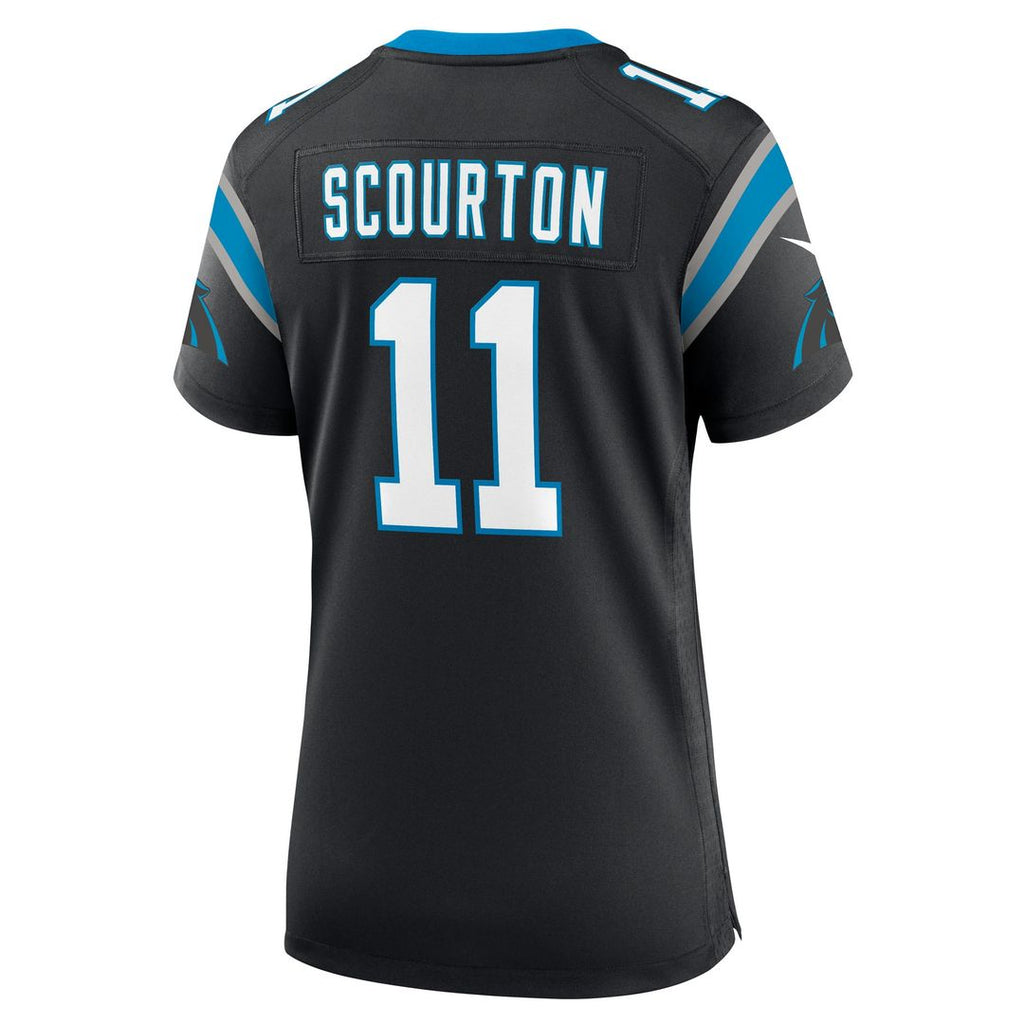 Nic Scourton Carolina Panthers Nike Women's Team Game Official Jersey -  Black