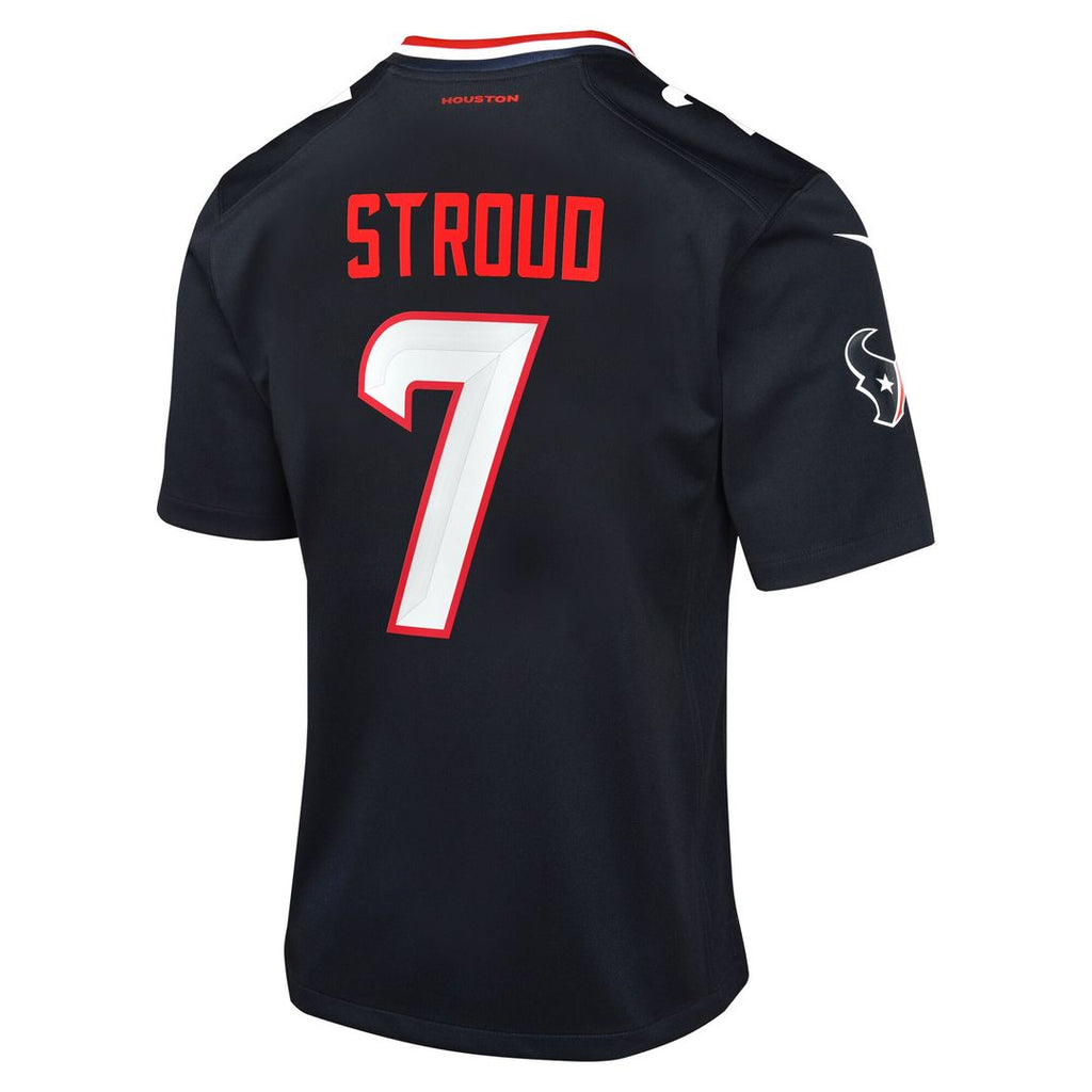C.J. Stroud Houston Texans Nike Youth Game Official Jersey - Navy