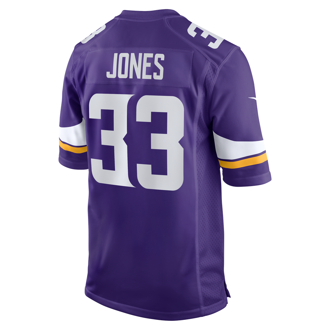 Aaron Jones Minnesota Vikings Nike Game Player Official Jersey - Purple
