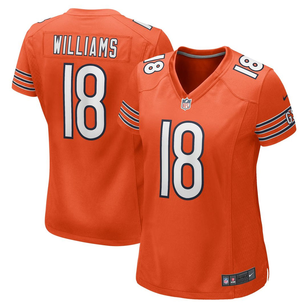 Caleb Williams Chicago Bears Nike Women's Alternate  Game Official Jersey - Orange