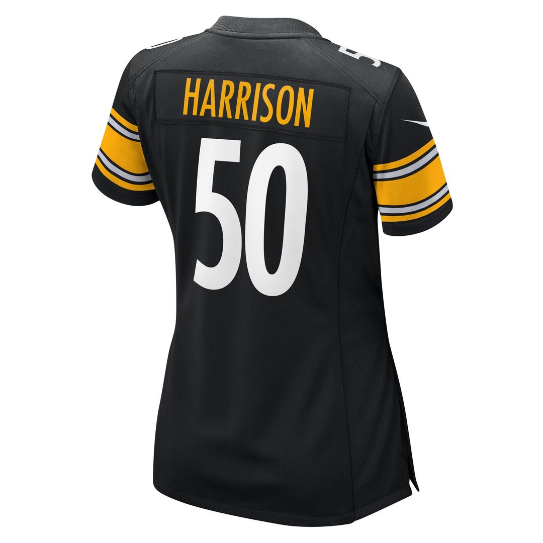 Malik Harrison Pittsburgh Steelers Nike Women's Team Game Jersey - Black