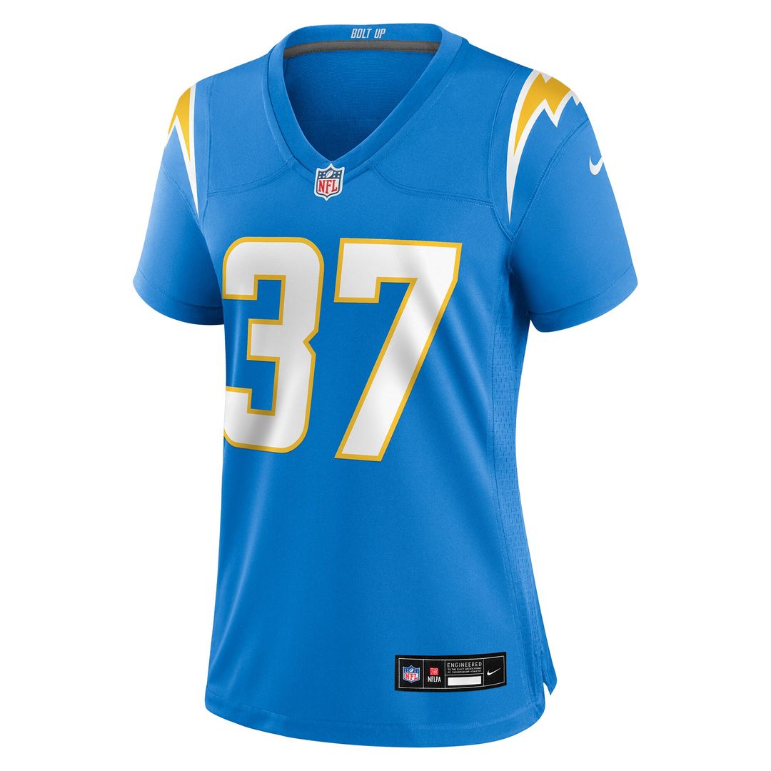 Isas Waxter Los Angeles Chargers Nike Women's Team Game Jersey - Powder Blue