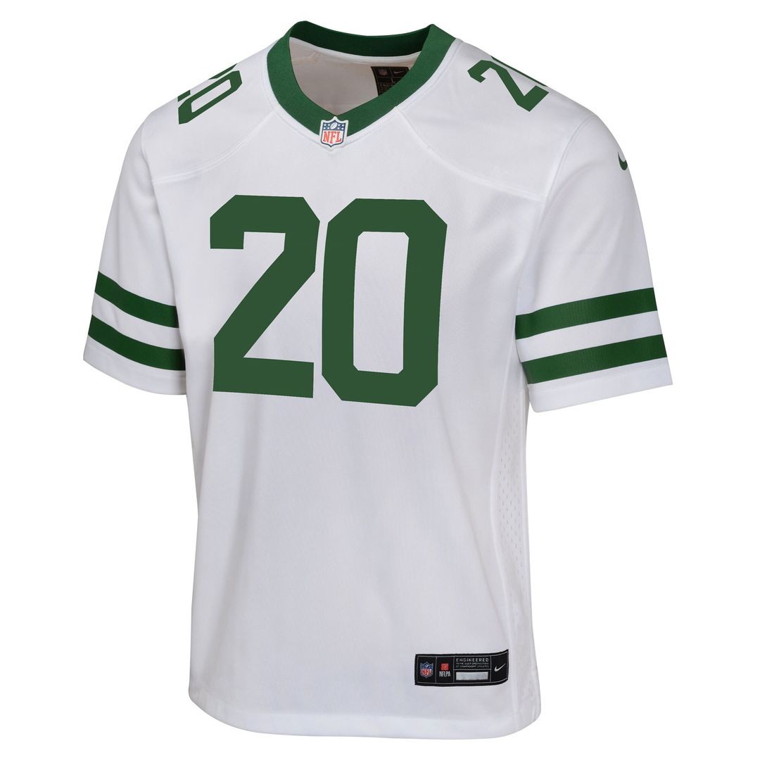 Breece Hall New York Jets Nike Youth Game Official Jersey - Black