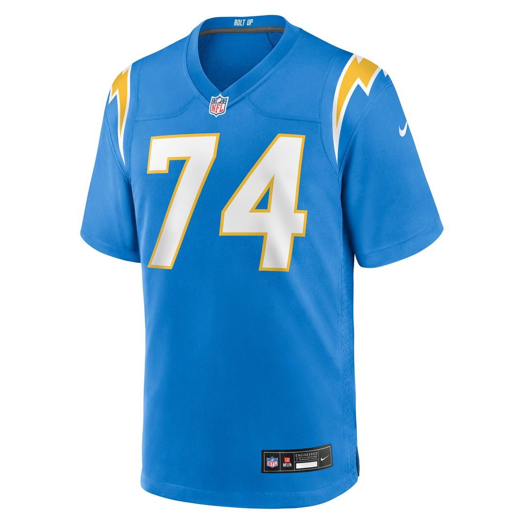 Kayode Awosika Los Angeles Chargers Nike Team Game Official Jersey -  Powder Blue