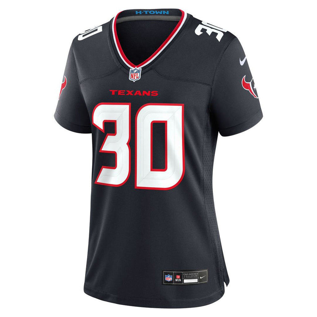 Brandon Codrington Houston Texans Nike Women's Team Game Jersey - Navy