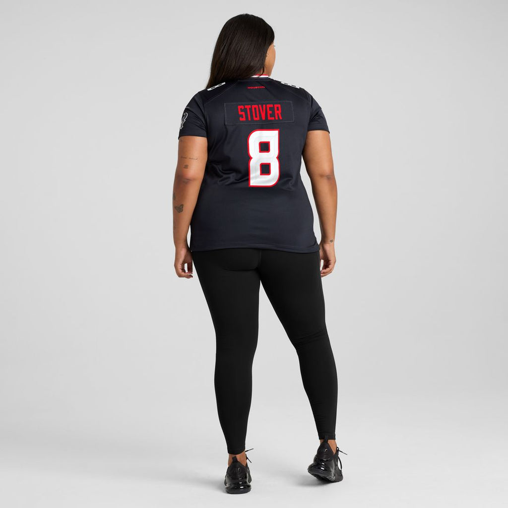 Cade Stover Houston Texans Nike Women's Team Game Jersey - Navy
