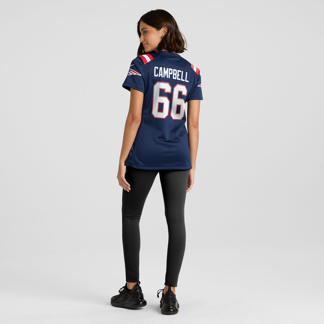 Will Campbell New England Patriots Nike Women's Team Game Jersey - Navy