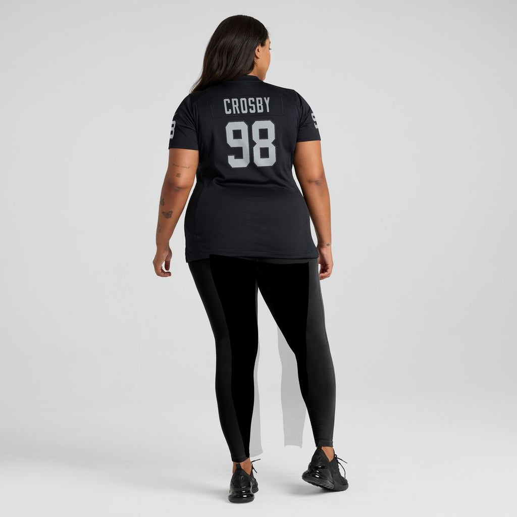 Maxx Crosby Las Vegas Raiders Nike Women's Official Jersey - Black