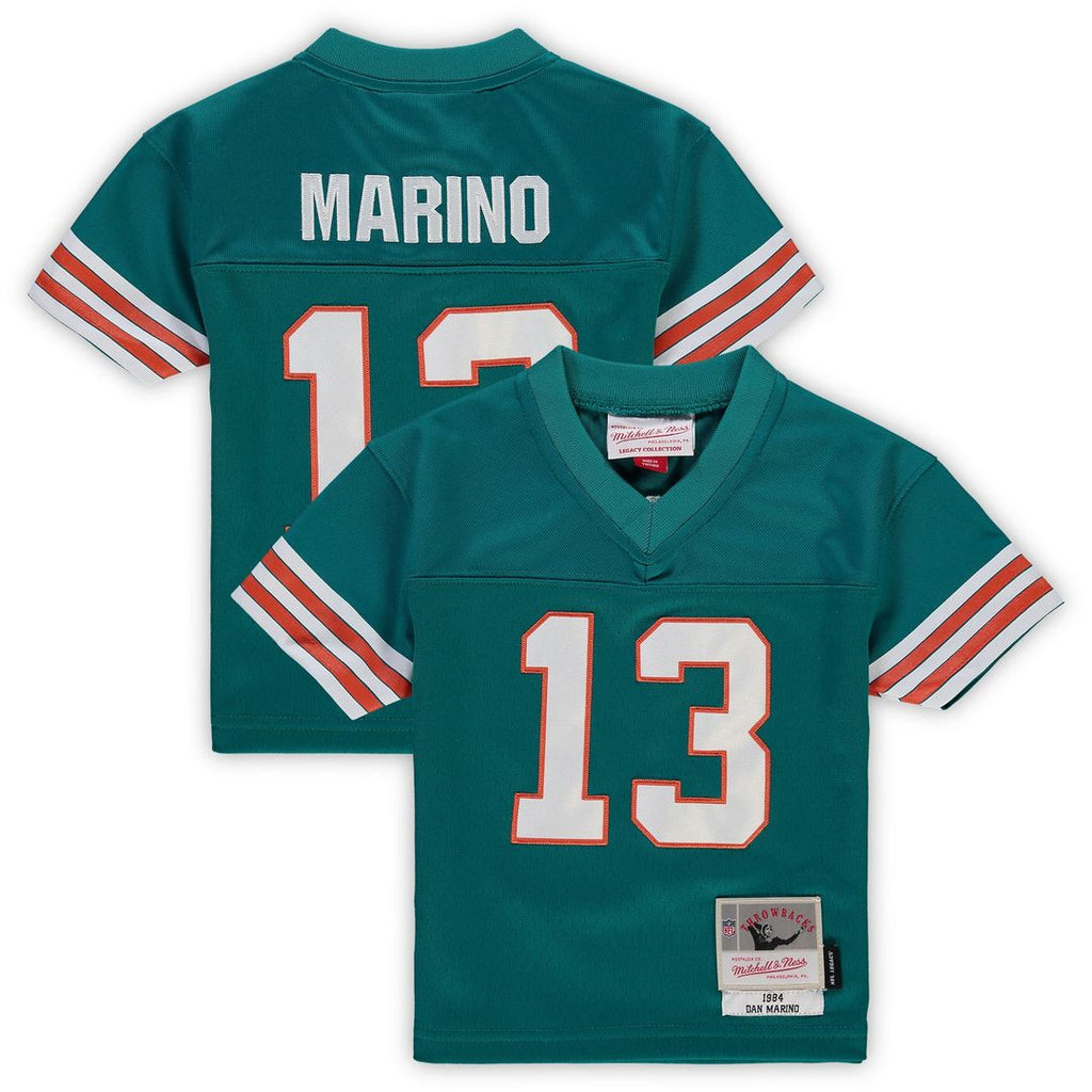 Dan Marino Miami Dolphins Mitchell & Ness Toddler 1984 Retired Legacy Official Jersey - Aqua