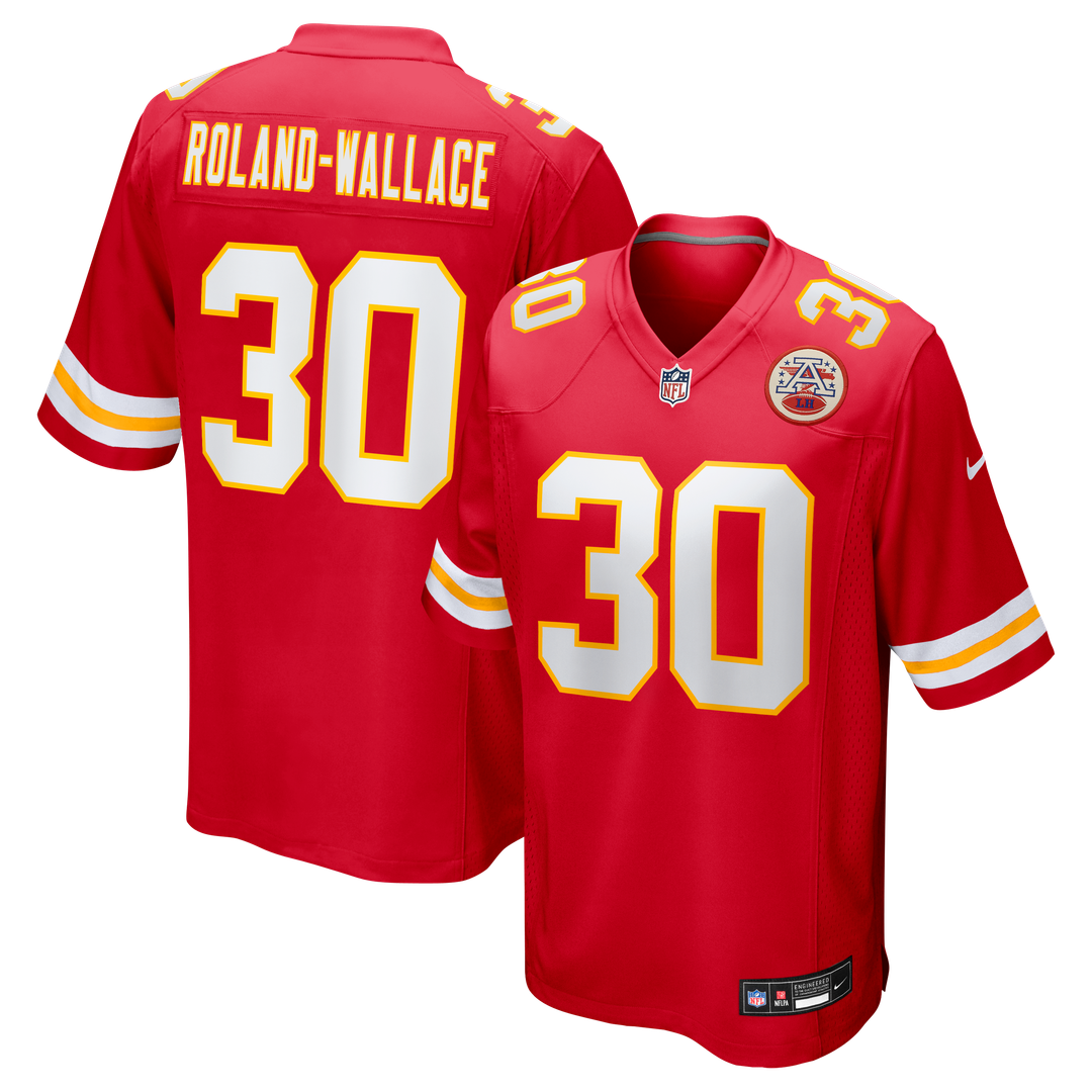 Chris Roland-Wallace Kansas City Chiefs Nike  Game Official Jersey -  Red