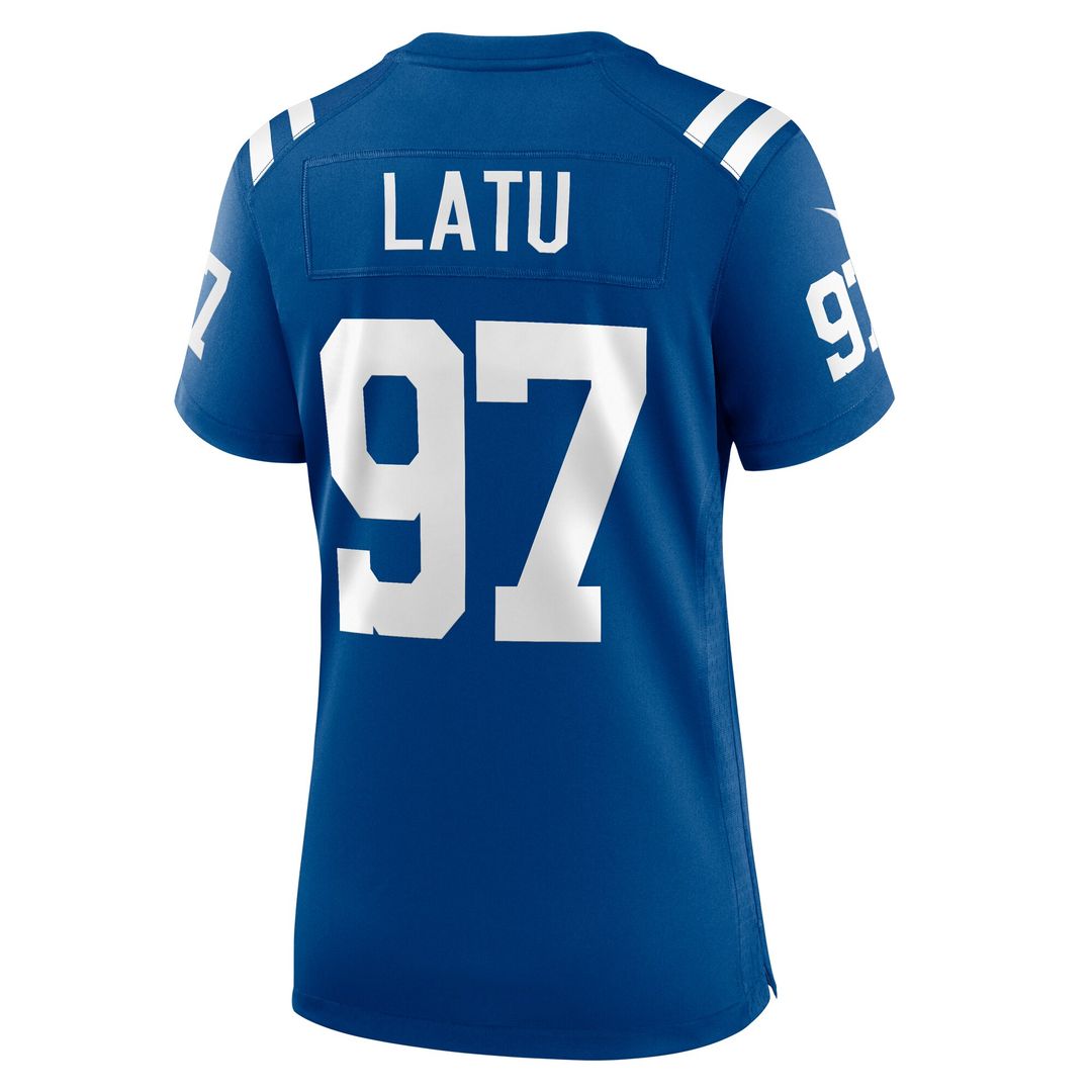 Laiatu Latu Indianapolis Colts Nike Women's Game Official Jersey -  Royal
