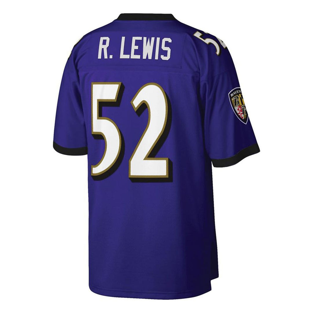 Ray Lewis Baltimore Ravens Mitchell & Ness Big & Tall 2000 Retired Player Replica Official Jersey - Purple