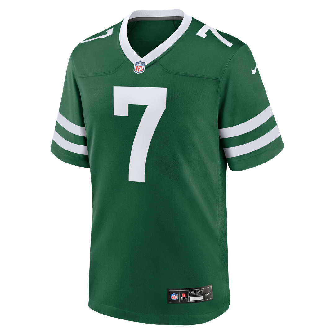 Geno Smith New York Jets Nike Game Official Jersey - Legacy Green