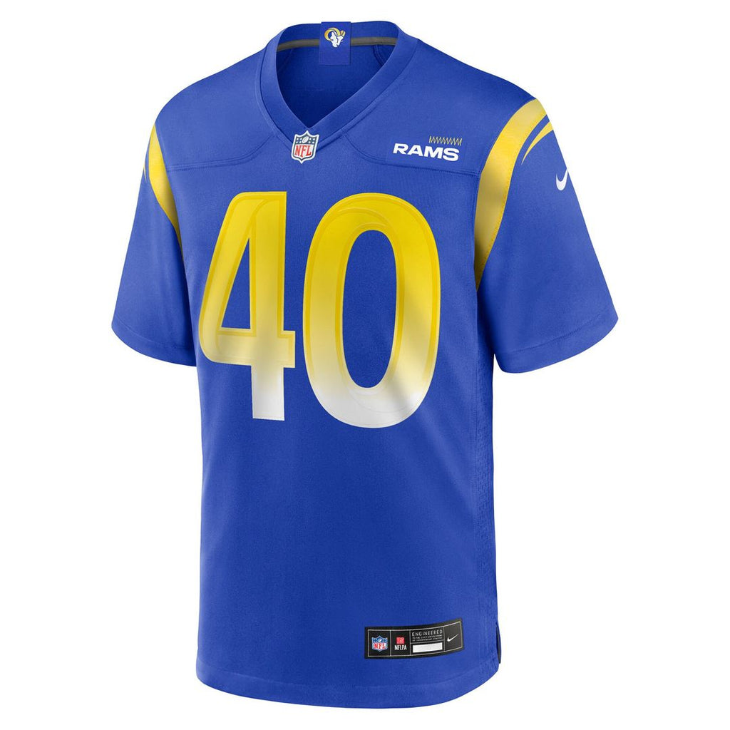 Jesse Luketa Los Angeles Rams Nike Team Game Jersey - Royal