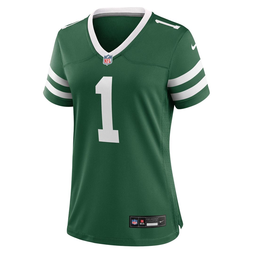 Number 1 Bride New York Jets Nike Women's Game Official Jersey - Legacy Green