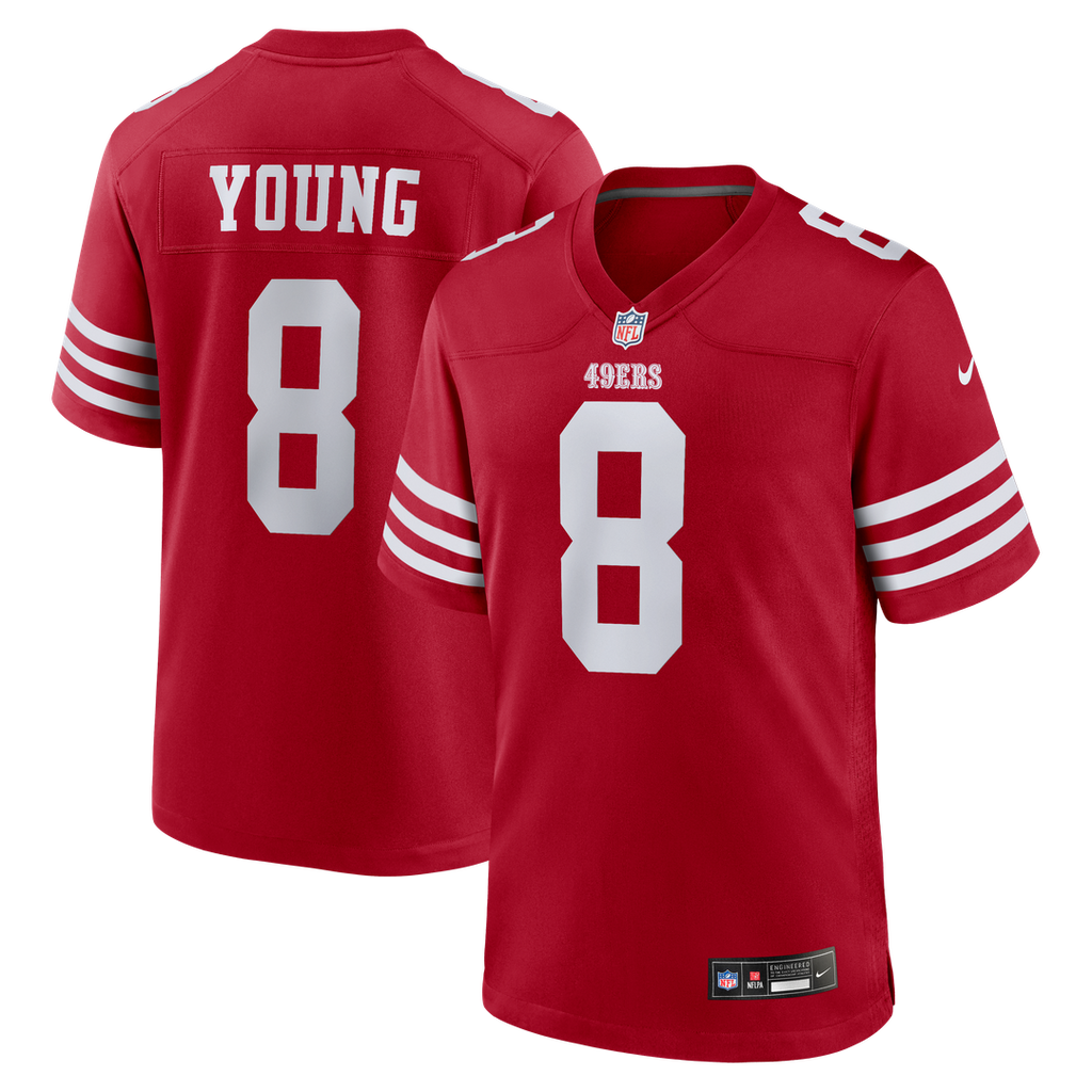 Steve Young San Francisco 49ers Nike Retired Player Game Official Jersey - Scarlet