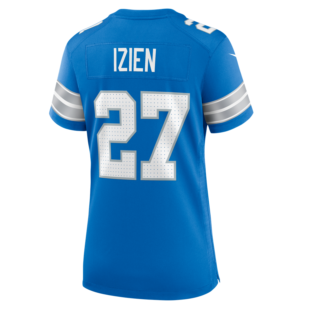 Christian Izien Detroit Lions Nike Women's Team Game Jersey - Blue